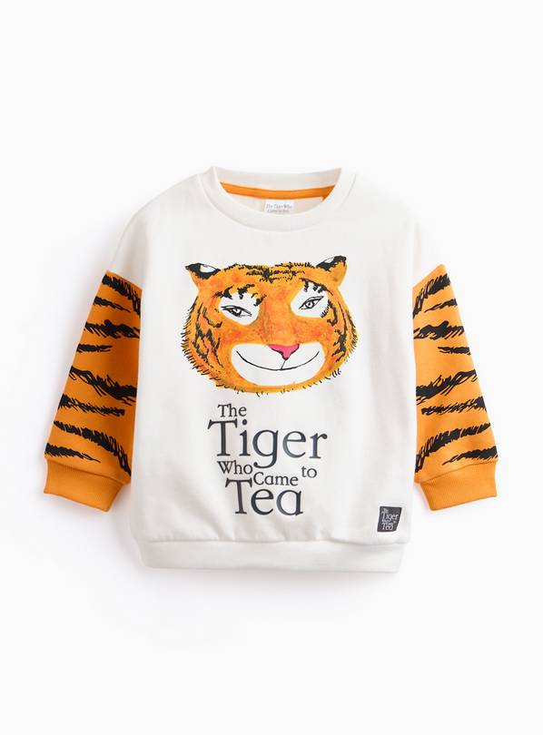 Cream The Tiger Who Came To Tea Sweatshirt 4-5 years